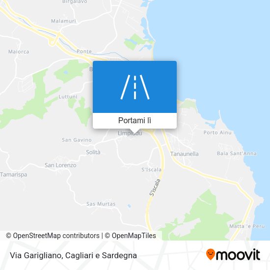 Mappa Via Garigliano