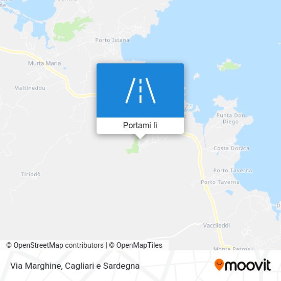 Mappa Via Marghine