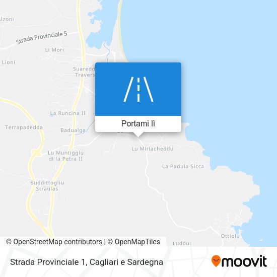 Mappa Strada Provinciale 1