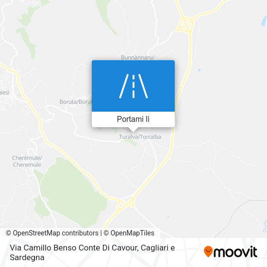 Mappa Via Camillo Benso Conte Di Cavour
