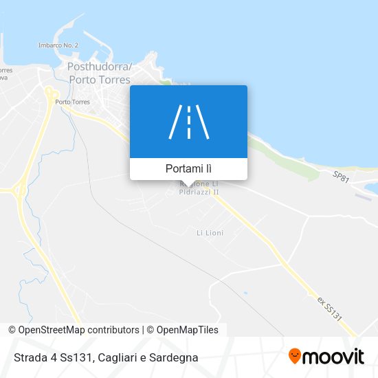 Mappa Strada 4 Ss131