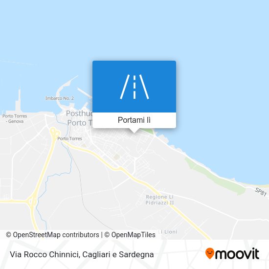 Mappa Via Rocco Chinnici
