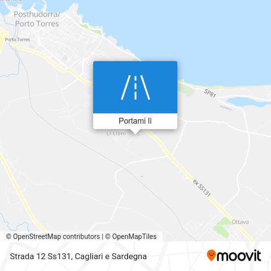 Mappa Strada 12 Ss131