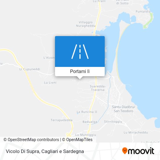 Mappa Vicolo Di Supra