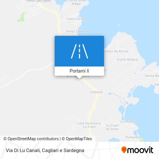 Mappa Via Di Lu Canali