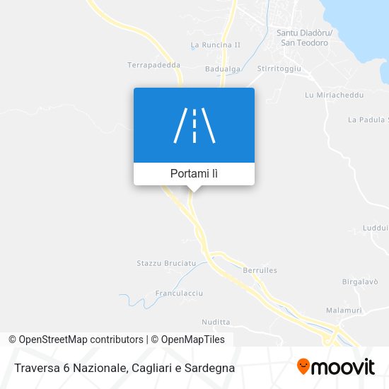 Mappa Traversa 6 Nazionale