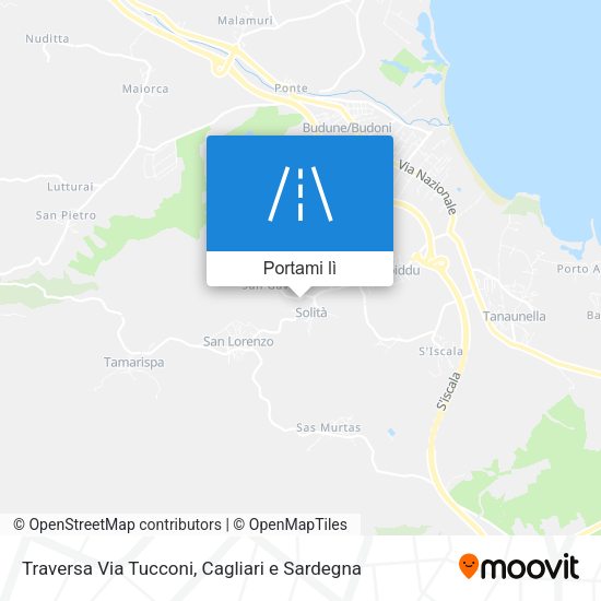 Mappa Traversa Via Tucconi