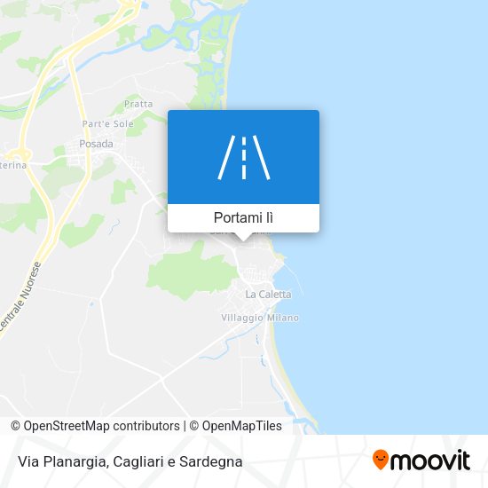 Mappa Via Planargia