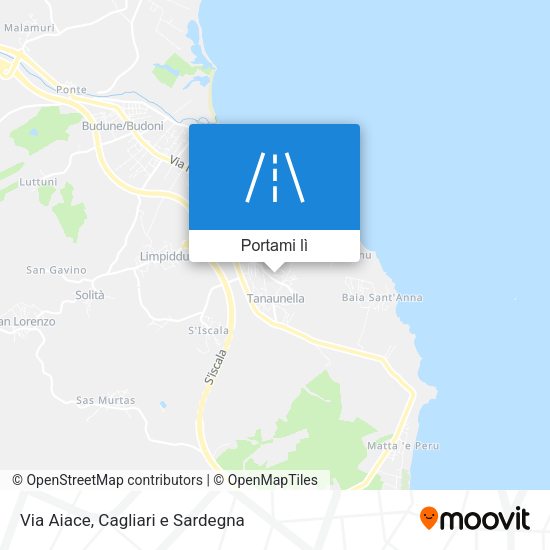 Mappa Via Aiace