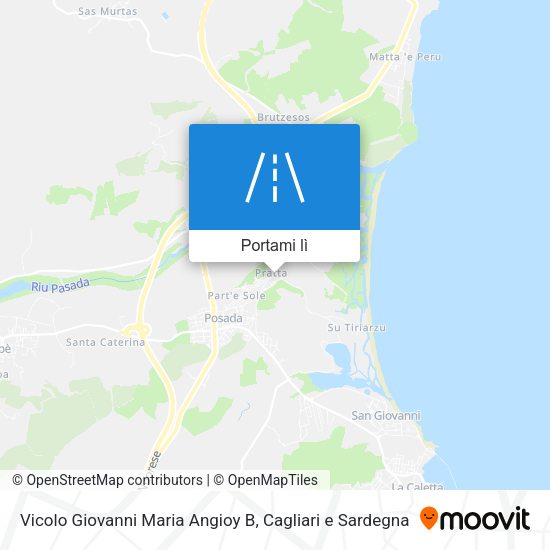 Mappa Vicolo Giovanni Maria Angioy B