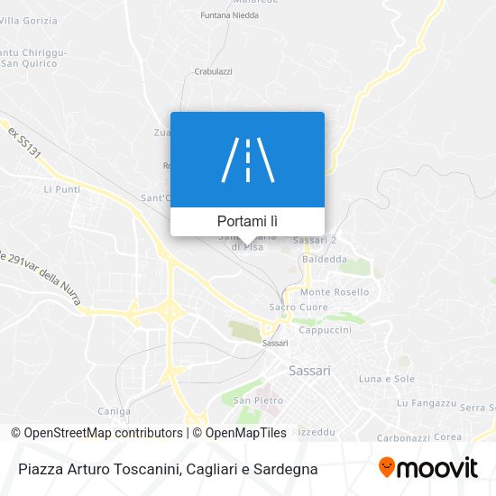 Mappa Piazza Arturo Toscanini