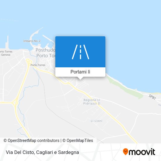 Mappa Via Del Cisto