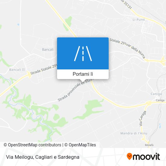 Mappa Via Meilogu