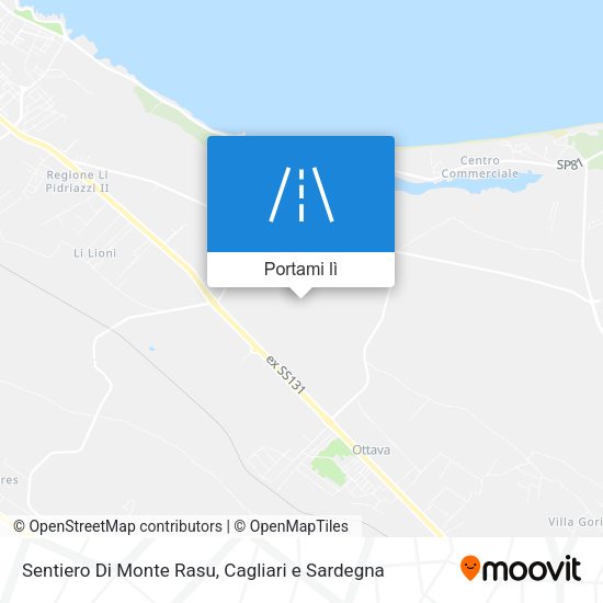 Mappa Sentiero Di Monte Rasu