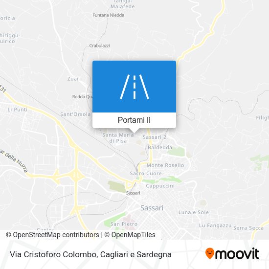 Mappa Via Cristoforo Colombo
