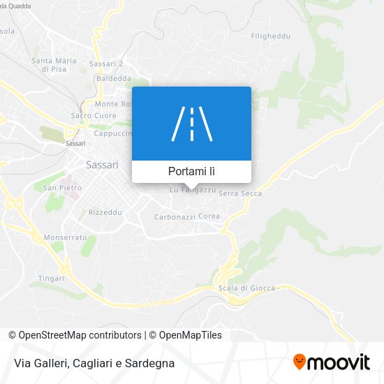 Mappa Via Galleri