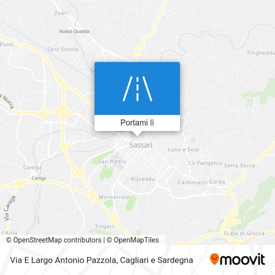 Mappa Via E Largo Antonio Pazzola