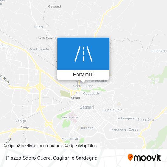 Mappa Piazza Sacro Cuore