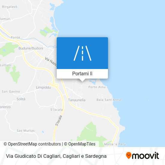 Mappa Via Giudicato Di Cagliari