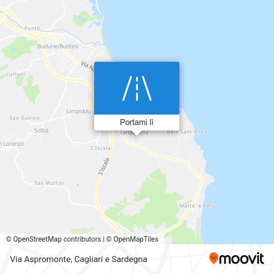 Mappa Via Aspromonte