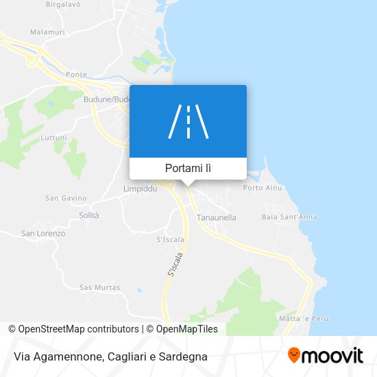 Mappa Via Agamennone
