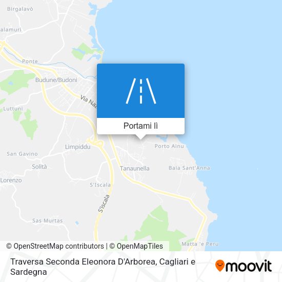 Mappa Traversa Seconda Eleonora D'Arborea