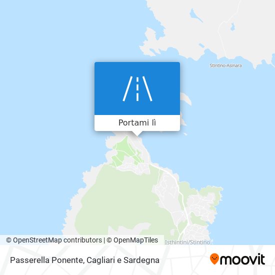 Mappa Passerella Ponente