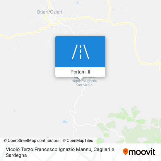 Mappa Vicolo Terzo Francesco Ignazio Mannu