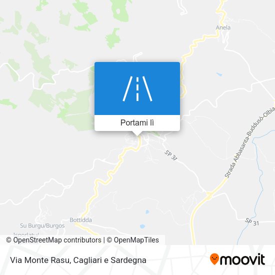 Mappa Via Monte Rasu