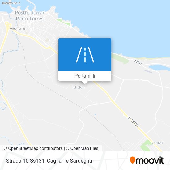 Mappa Strada 10 Ss131