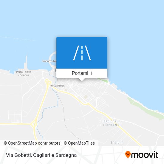 Mappa Via Gobetti