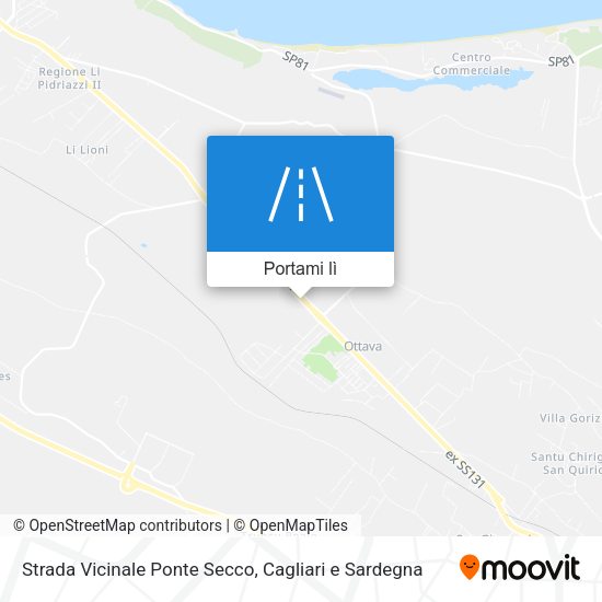 Mappa Strada Vicinale Ponte Secco