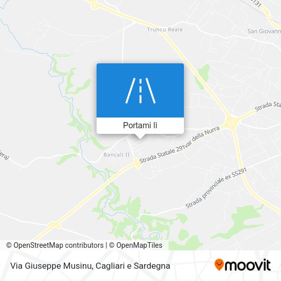 Mappa Via Giuseppe Musinu