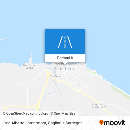 Mappa Via Alberto Lamarmora