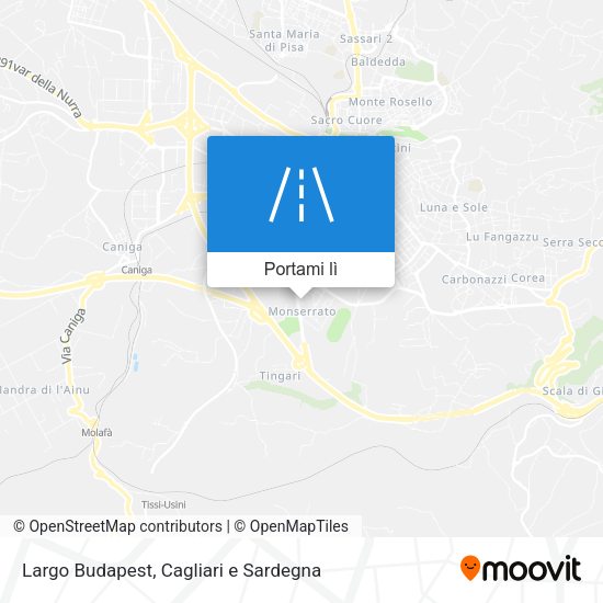 Mappa Largo Budapest