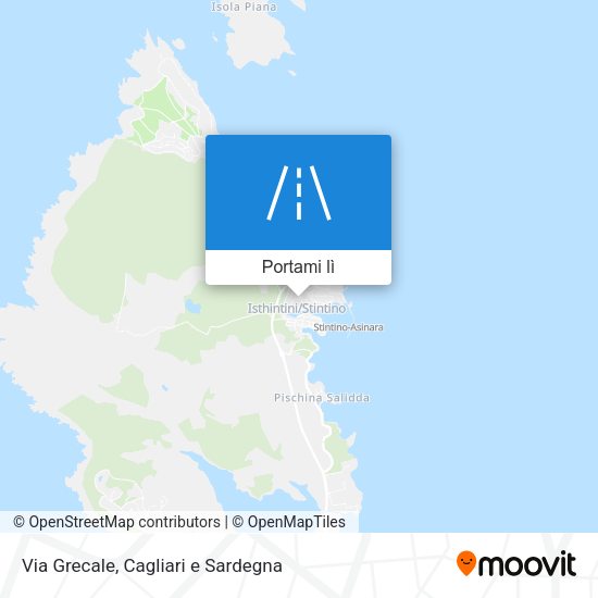 Mappa Via Grecale