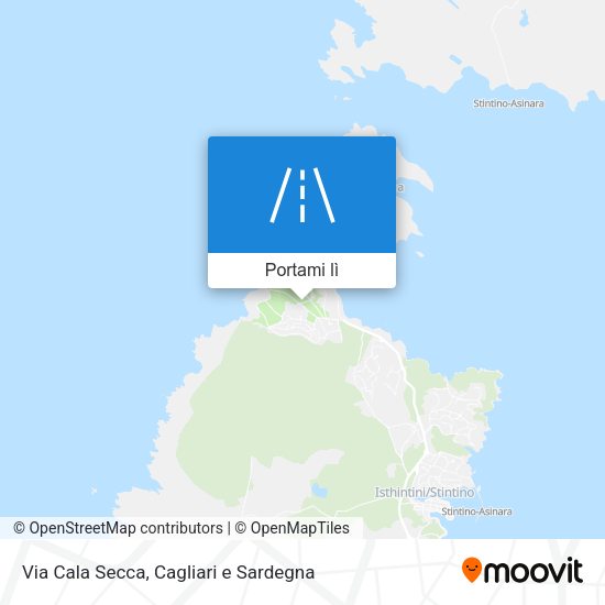 Mappa Via Cala Secca