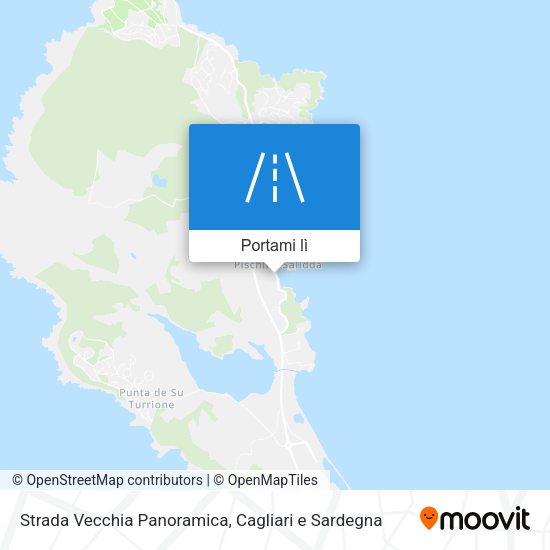 Mappa Strada Vecchia Panoramica