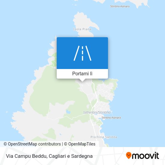 Mappa Via Campu Beddu