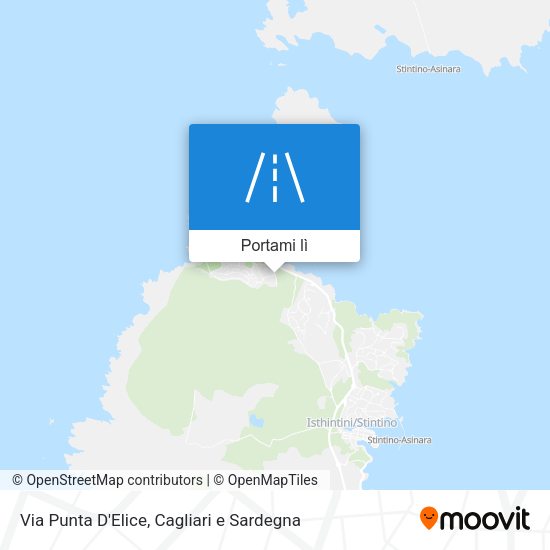 Mappa Via Punta D'Elice