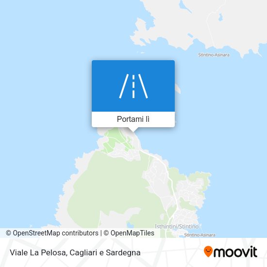 Mappa Viale La Pelosa
