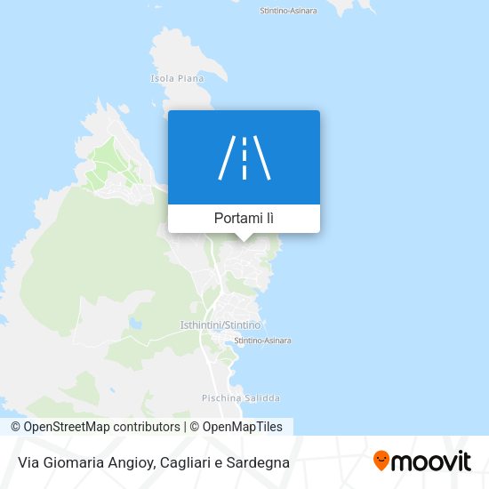 Mappa Via Giomaria Angioy