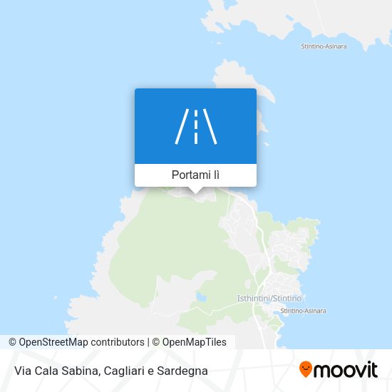 Mappa Via Cala Sabina