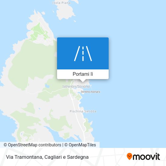 Mappa Via Tramontana