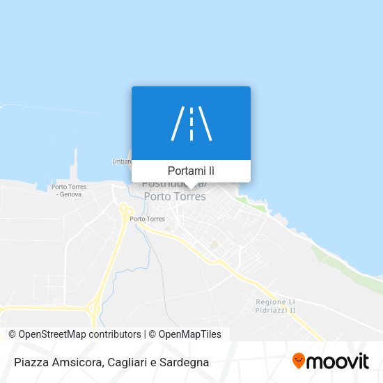 Mappa Piazza Amsicora