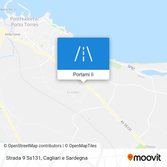 Mappa Strada 9 Ss131