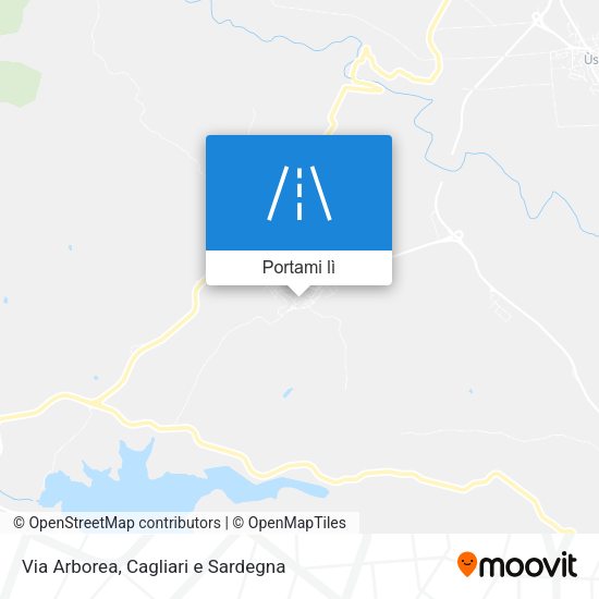 Mappa Via Arborea