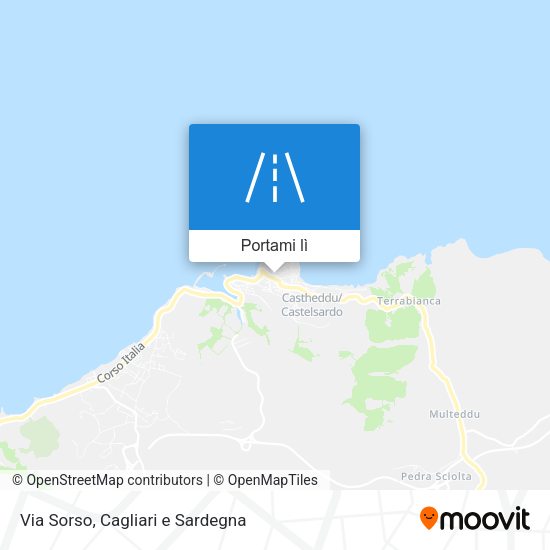 Mappa Via Sorso