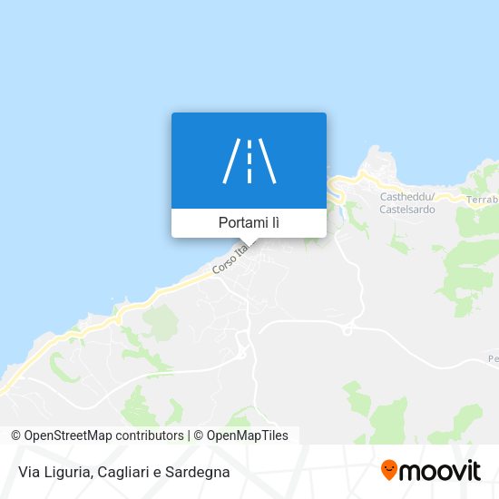 Mappa Via Liguria
