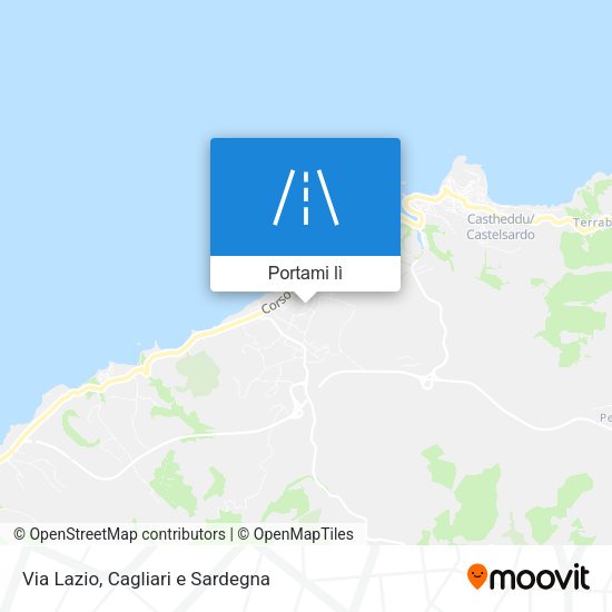 Mappa Via Lazio